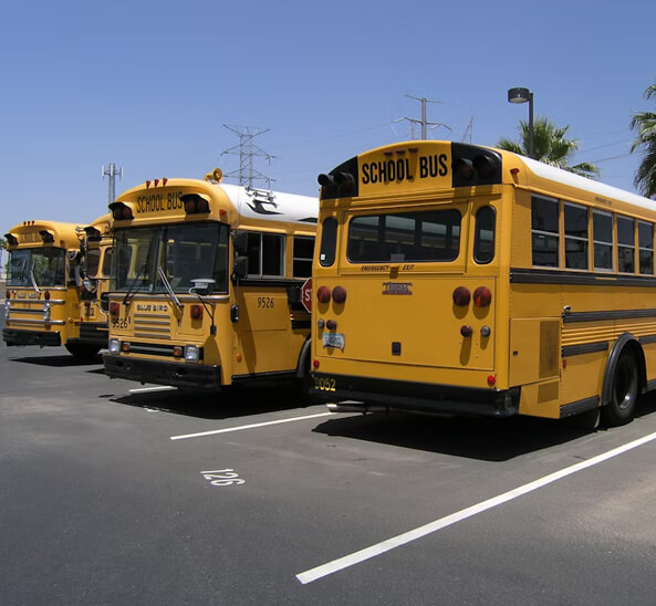 school bus interior